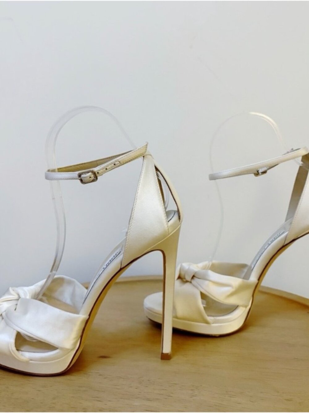 Jimmy Choo Rosie 120 Satin Heels - Picture 7 of 11
